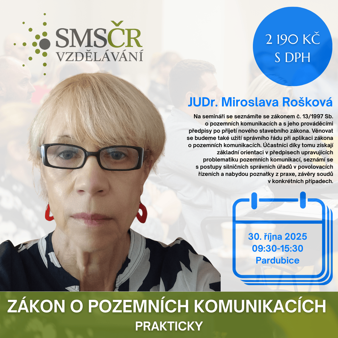Zákon o pozemních komunikacích prakticky_říjen 2025_Pardubice_čtverec